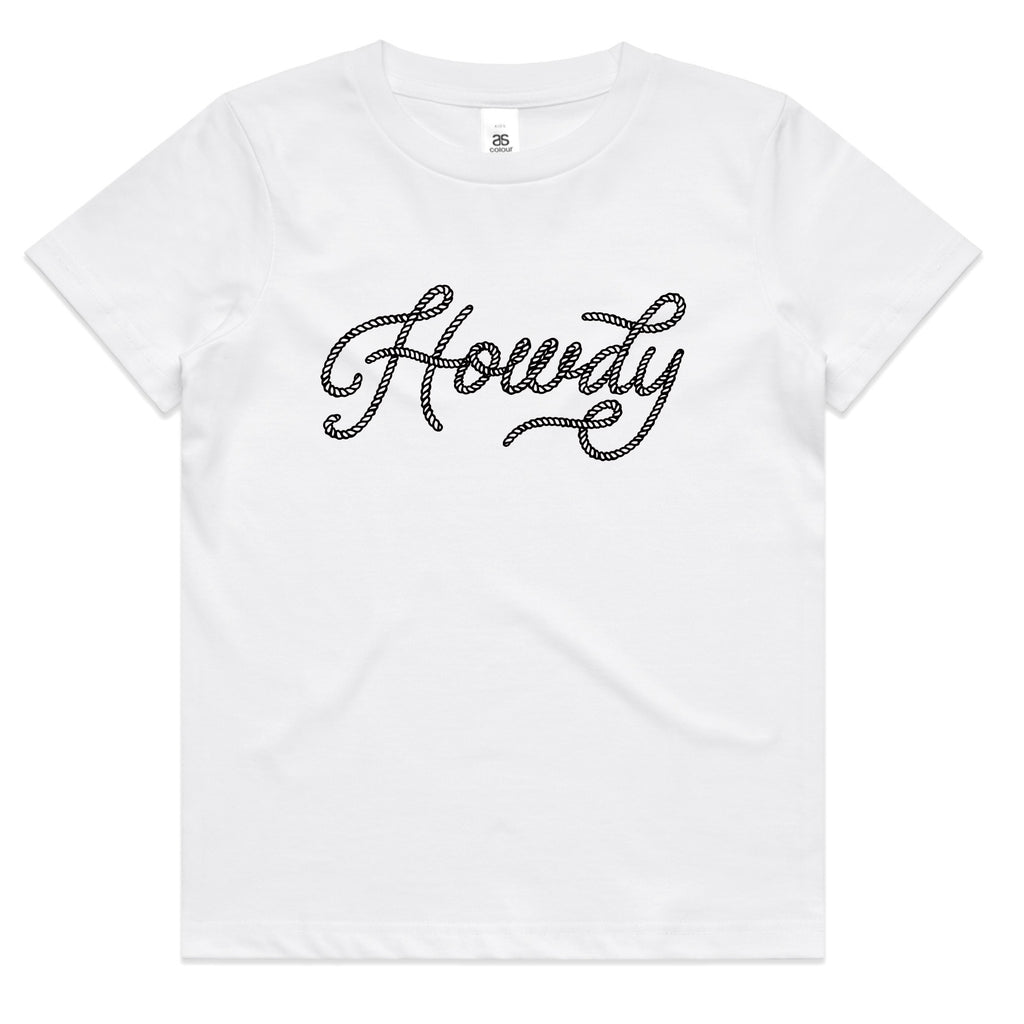 Howdy Youth Tee – Retro Cowboy Aesthetic Shirt for Kids