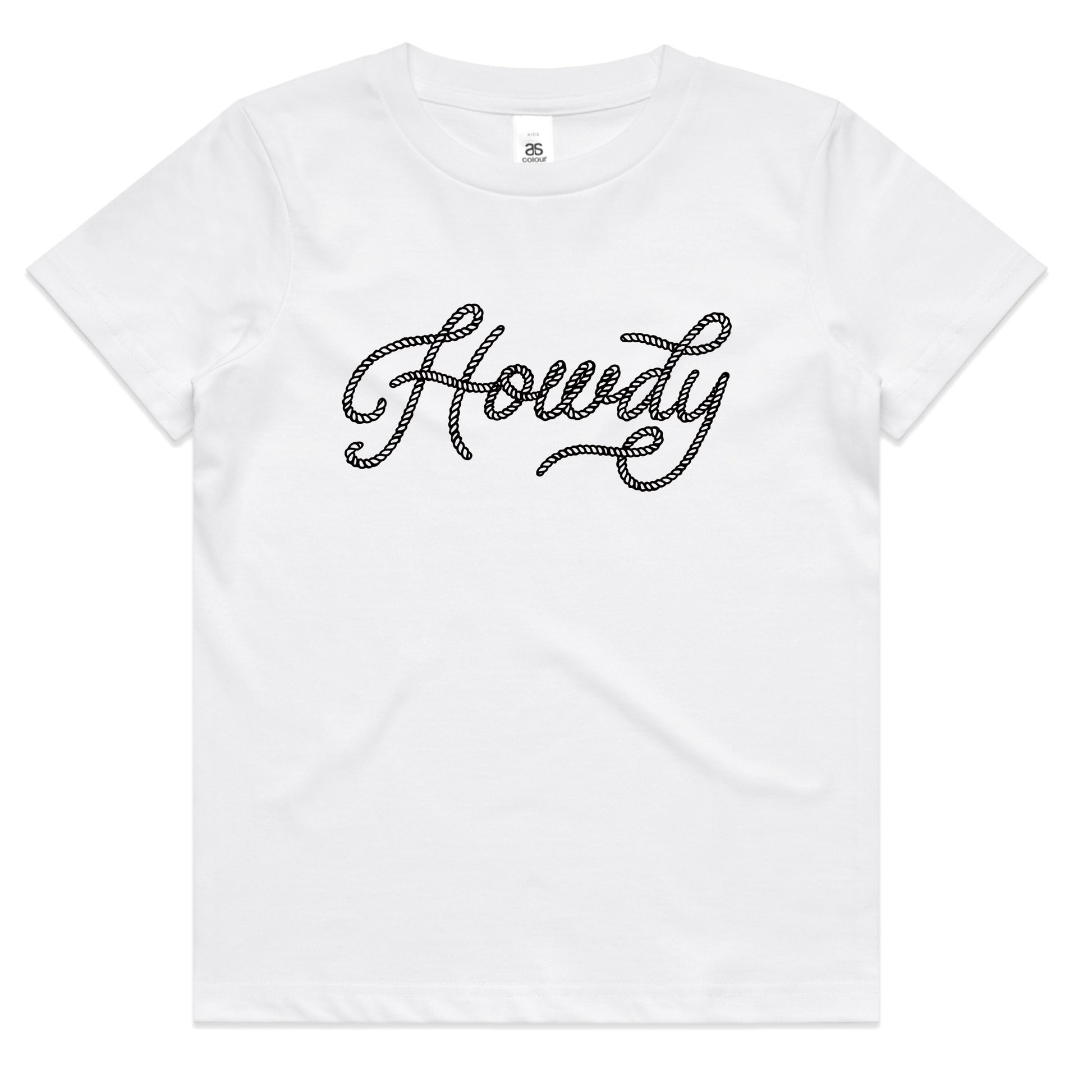 Howdy Youth Tee – Retro Cowboy Aesthetic Shirt for Kids