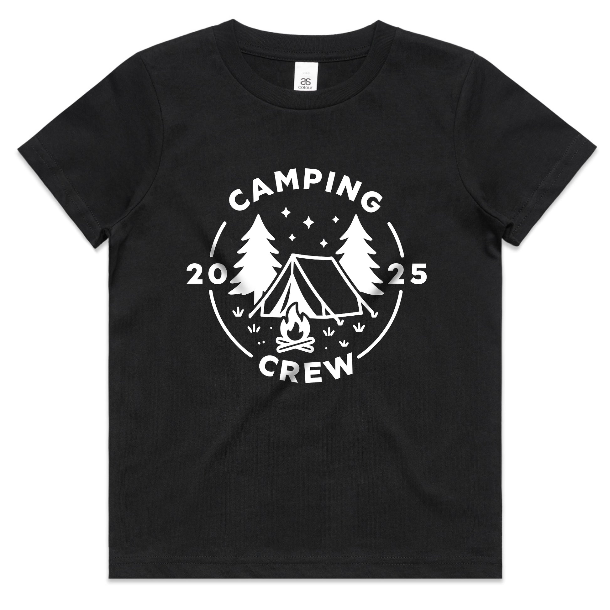Family Camping Crew 2025 Shirt – Toddler & Kids Outdoor Trip Tee for Camp Lovers