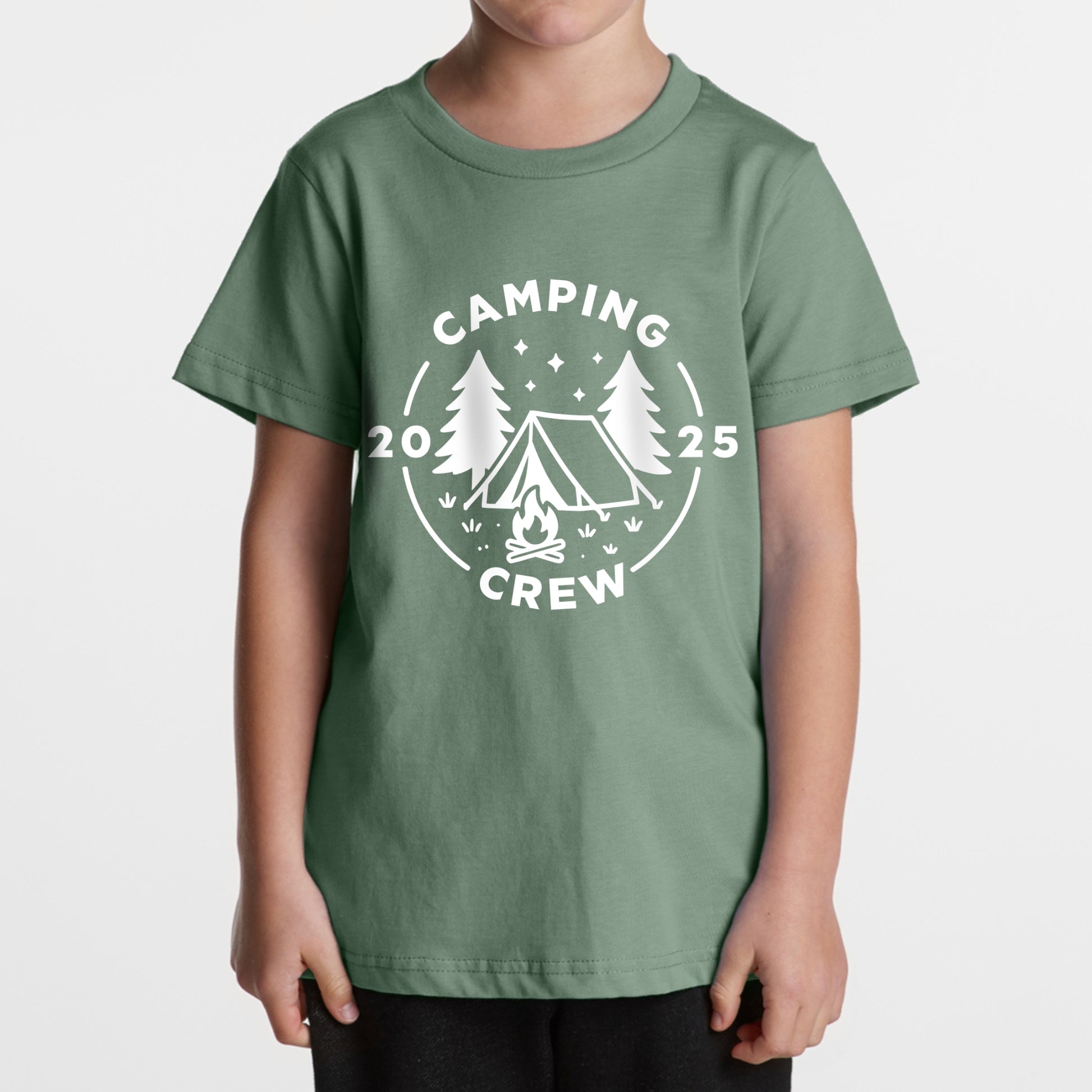 Family Camping Crew 2025 Shirt – Toddler & Kids Outdoor Trip Tee for Camp Lovers