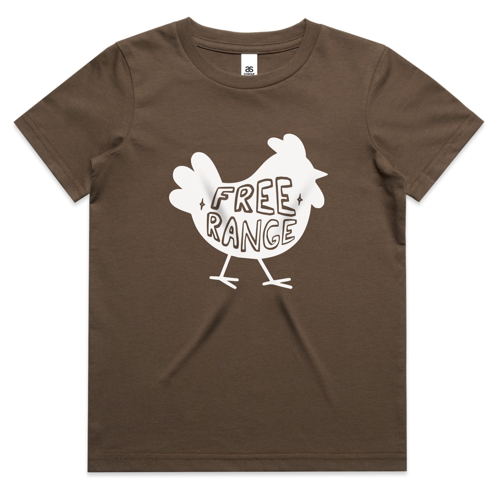 Free Range Chicken Kids T-Shirt – Funny Farm Animal Toddler Tee