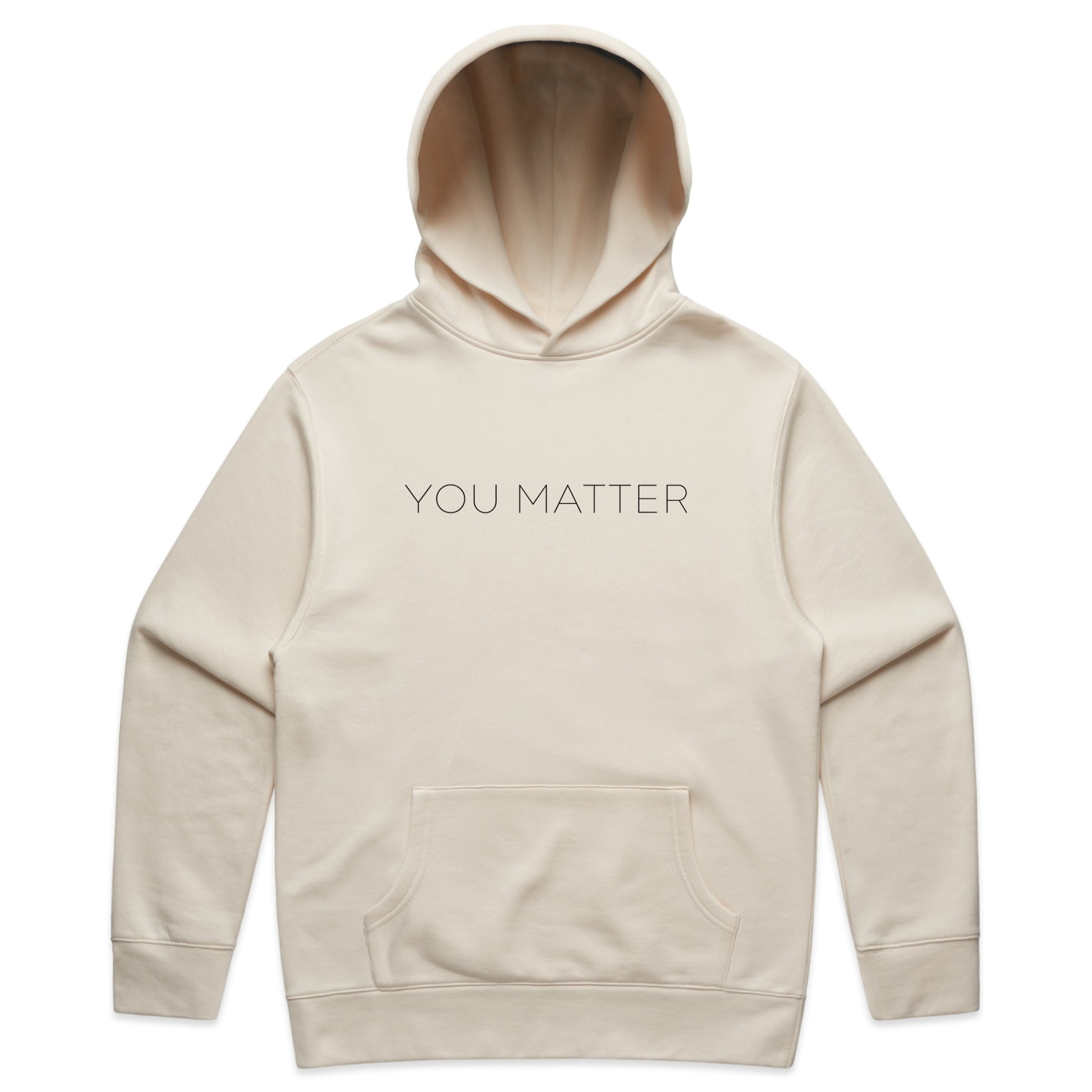 You Matter Minimalist Mental Health Awareness – Faded Hoodie
